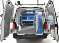 01_A VW Transporter with Syncro racking on the right side and bulkhead