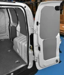 The floor and bodywork liners on the right of the Fiorino