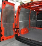 The Renault Master’s marble-look floor liner and interior liners