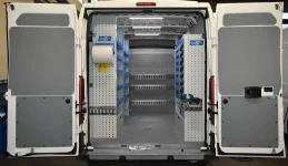 01_The Fiat Ducato with racking for an industrial refrigeration service