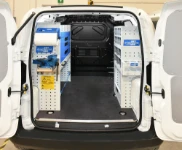 01_The Fiat Fiorino with Syncro System racking for servicing lifts