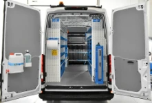 01_The Iveco Daily L2H2 fitted with racking and an Ecoflow power station by Syncro System