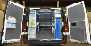 01_The Mercedes Vito with racking for a cogeneration service