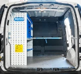 01_The Volkswagen Caddy L1 H1 for servicing industrial laundry machines