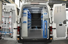 01_The VW Crafter with Syncro racking for a utility systems firm