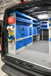 02a_Drawers, shelves, a vice bench and other accessories on the left of the Sprinter