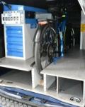 02b_The Combo’s underfloor storage, custom made by Syncro System to carry a bicycle