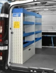 02_Configurable shelves and a floor-level compartment with a door on the left of the NV300 