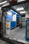 02_The Ducato’s work area, with workbench, power sockets and tool rack panel