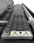 02_The stainless-steel walkway for safe movement on your van’s roof