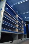 03_A closer look at Ford Transit’s shelves, showing the dividers and raised fronts in clear plastic