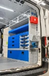 03_The pull-out vice bench and additional storage on the right of the Transit
