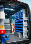 03_The shelves and MultiBox container cabinets on right of the Sprinter