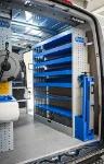 03_The Sprinter’s fold-away vice bench and plain and configurable shelves
