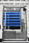 04_Cargo retaining systems and transparent containers on the Ducato’s bulkhead