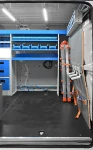 04_Syncro’s cargo retaining systems and removable plastic containers in the Ducato