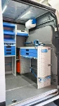 04_The workbench with vice and sealed tray in the Sprinter