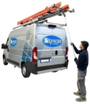 A ladder slide’s assisted lifting system