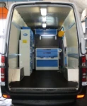 A mobile workshop in a Crafter