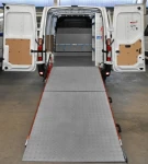 A Movano with an extended loading ramp