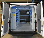 A racking solution in a VW Crafter