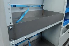 A removable stainless-steel tray for carrying liquids in your van