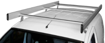 A roof rack on a Fiorino
