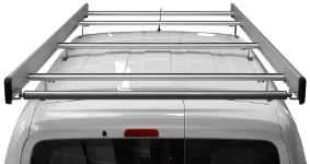 A roof rack with loading roller and side fences on a Fiorino