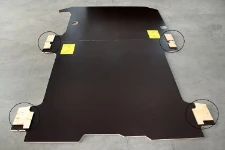 A Syncro plywood liner with spacers for the Trafic/Vivaro