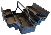 A Syncro System tool case still in use after 40 years
