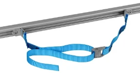 A system for lashing cargo to the wall of a van