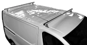 Aerodynamic roof bars on a Fiat Talento