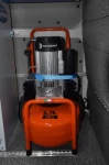 An oilless compressor in the Custom