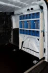 Doblò for electricians with clear plastic drawers