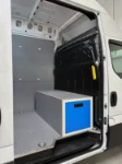 Drawer unit with long drawers on Iveco Daily