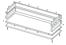 Exploded diagram of Syncro’s workbench covering