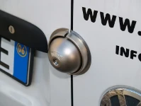 half-spherical lock for van doors