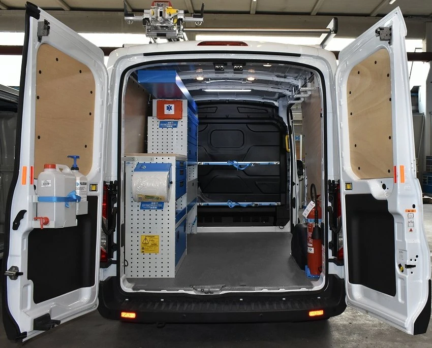Internal racking ford transit #6