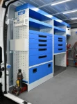 Mobile workshop equipment in a Fiat Ducato