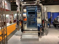 Racking, equipment, roof transport systems and other accessories on the demo van at MCE 2018 in Milan