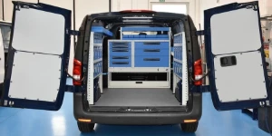 Racking in a Mercedes Vito
