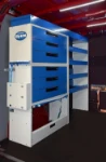 Racking on the left of the refrigeration technician’s NV400