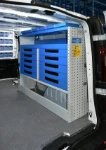 Racking on the right of the LWB, low roof Nissan NV300