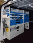 Racking with drawers on the left side of the Expert