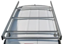  A roof rack with rear roller and side fences on an NV250