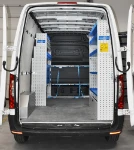 011_The plumber’s Mercedes Sprinter L2H2 with Syncro racking and accessories