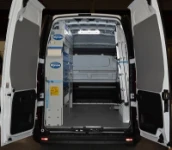 01_An Opel Vivaro with racking for a boiler and air-con installer