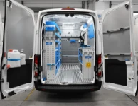 01_The Ford Transit with a complete Syncro racking solution for a multi-utility company