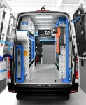 01_The Mercedes Sprinter with Syncro equipment for a door and window fitter