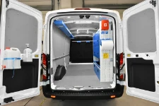 01_The painters’ Ford Transit with customised racking by Syncro